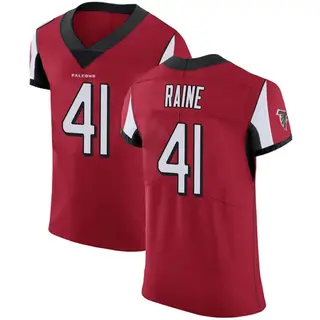 Elite John Raine Men's Atlanta Falcons Team Color Jersey - Red