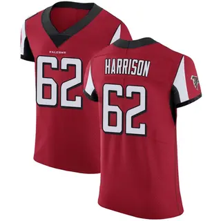 Elite Jonotthan Harrison Men's Atlanta Falcons Team Color Jersey - Red