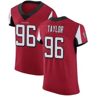 Elite Vincent Taylor Men's Atlanta Falcons Team Color Jersey - Red