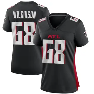 Game Elijah Wilkinson Women's Atlanta Falcons Alternate Jersey - Black