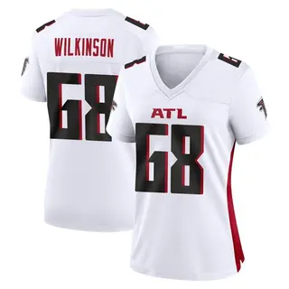 Game Elijah Wilkinson Women's Atlanta Falcons Jersey - White