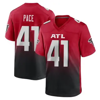 Game JR Pace Men's Atlanta Falcons 2nd Alternate Jersey - Red