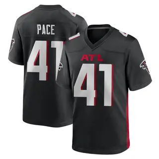 Game JR Pace Men's Atlanta Falcons Alternate Jersey - Black