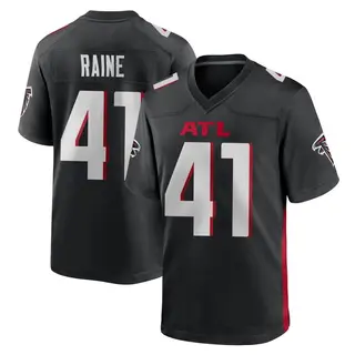 Game John Raine Youth Atlanta Falcons Alternate Jersey - Black