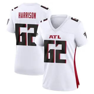 Game Jonotthan Harrison Women's Atlanta Falcons Jersey - White