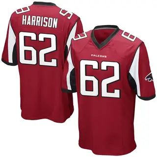 Game Jonotthan Harrison Youth Atlanta Falcons Team Color Jersey - Red