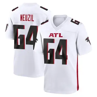 Game Ryan Neuzil Men's Atlanta Falcons Jersey - White
