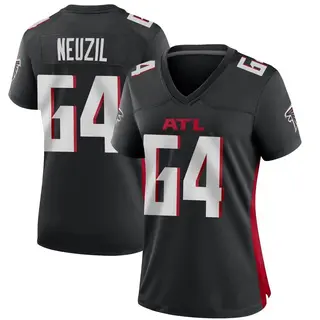 Game Ryan Neuzil Women's Atlanta Falcons Alternate Jersey - Black