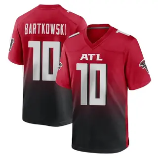 Game Steve Bartkowski Men's Atlanta Falcons 2nd Alternate Jersey - Red