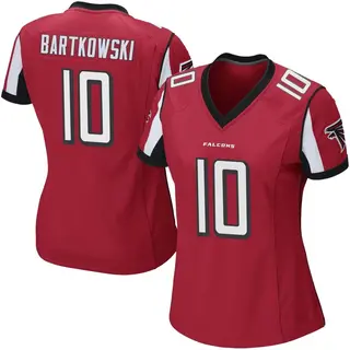 Game Steve Bartkowski Women's Atlanta Falcons Team Color Jersey - Red