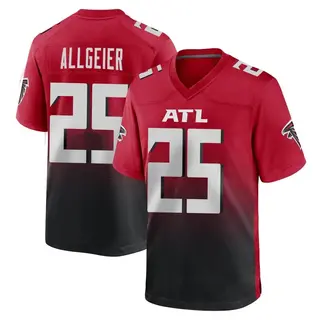 Game Tyler Allgeier Men's Atlanta Falcons 2nd Alternate Jersey - Red
