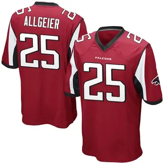 Game Tyler Allgeier Men's Atlanta Falcons Team Color Jersey - Red
