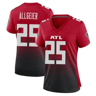 Game Tyler Allgeier Women's Atlanta Falcons 2nd Alternate Jersey - Red