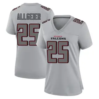 Game Tyler Allgeier Women's Atlanta Falcons Atmosphere Fashion Jersey - Gray