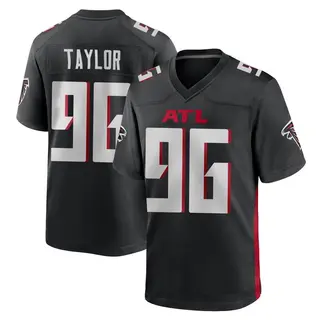 Game Vincent Taylor Men's Atlanta Falcons Alternate Jersey - Black
