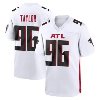 Game Vincent Taylor Men's Atlanta Falcons Jersey - White
