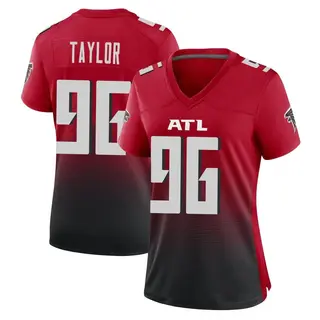 Game Vincent Taylor Women's Atlanta Falcons 2nd Alternate Jersey - Red