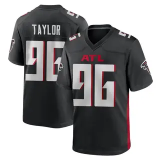 Game Vincent Taylor Youth Atlanta Falcons Alternate Jersey - Black