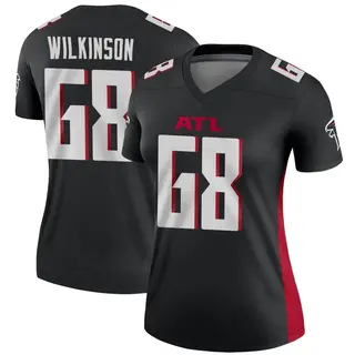 Legend Elijah Wilkinson Women's Atlanta Falcons Jersey - Black