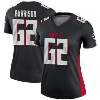 Legend Jonotthan Harrison Women's Atlanta Falcons Jersey - Black