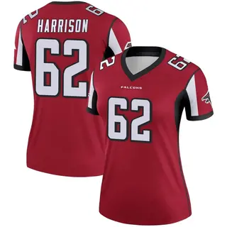 Legend Jonotthan Harrison Women's Atlanta Falcons Jersey - Red