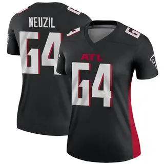 Legend Ryan Neuzil Women's Atlanta Falcons Jersey - Black