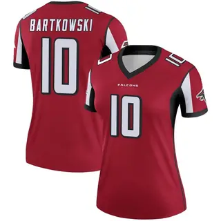 Legend Steve Bartkowski Women's Atlanta Falcons Jersey - Red