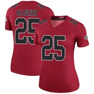 Legend Tyler Allgeier Women's Atlanta Falcons Color Rush Jersey - Red