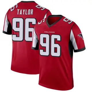 Legend Vincent Taylor Men's Atlanta Falcons Jersey - Red