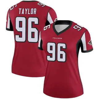 Legend Vincent Taylor Women's Atlanta Falcons Jersey - Red
