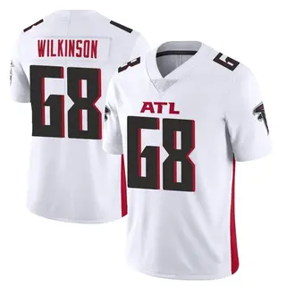 Limited Elijah Wilkinson Men's Atlanta Falcons Vapor Untouchable Jersey - White
