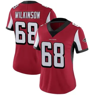 Limited Elijah Wilkinson Women's Atlanta Falcons Team Color Vapor Untouchable Jersey - Red