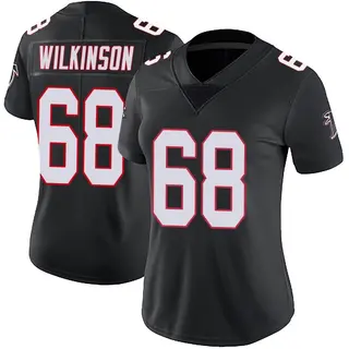 Limited Elijah Wilkinson Women's Atlanta Falcons Vapor Untouchable Jersey - Black