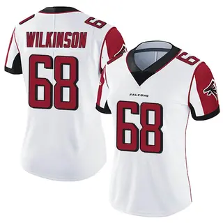 Limited Elijah Wilkinson Women's Atlanta Falcons Vapor Untouchable Jersey - White