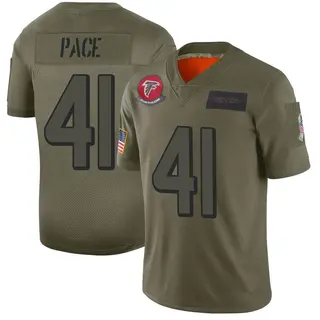 Limited JR Pace Men's Atlanta Falcons 2019 Salute to Service Jersey - Camo