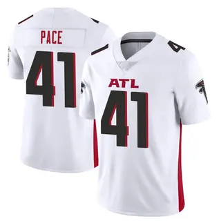 Limited JR Pace Men's Atlanta Falcons Vapor Untouchable Jersey - White