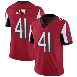 Limited John Raine Men's Atlanta Falcons Team Color Vapor Untouchable Jersey - Red