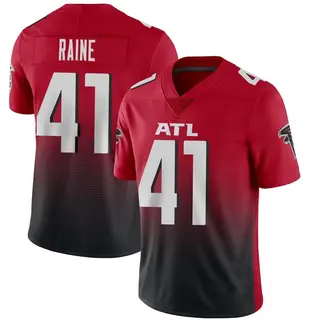 Limited John Raine Men's Atlanta Falcons Vapor 2nd Alternate Jersey - Red