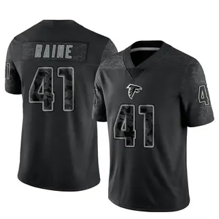 Limited John Raine Youth Atlanta Falcons Reflective Jersey - Black