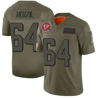 Limited Ryan Neuzil Men's Atlanta Falcons 2019 Salute to Service Jersey - Camo