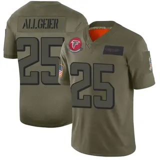 Limited Tyler Allgeier Men's Atlanta Falcons 2019 Salute to Service Jersey - Camo