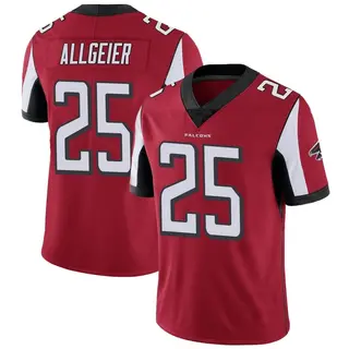 Limited Tyler Allgeier Men's Atlanta Falcons Team Color Vapor Untouchable Jersey - Red