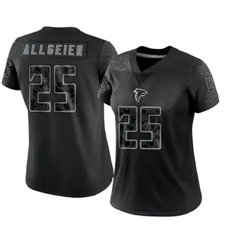 Limited Tyler Allgeier Women's Atlanta Falcons Reflective Jersey - Black