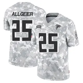 Limited Tyler Allgeier Youth Atlanta Falcons 2024 Salute to Service Jersey - Arctic Camo