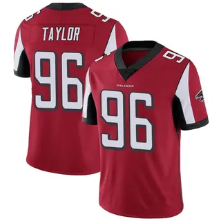 Limited Vincent Taylor Men's Atlanta Falcons Team Color Vapor Untouchable Jersey - Red