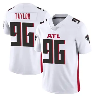 Limited Vincent Taylor Men's Atlanta Falcons Vapor Untouchable Jersey - White