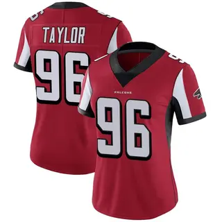 Limited Vincent Taylor Women's Atlanta Falcons Team Color Vapor Untouchable Jersey - Red