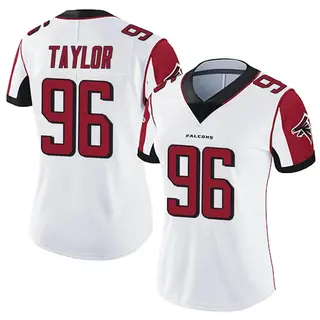 Limited Vincent Taylor Women's Atlanta Falcons Vapor Untouchable Jersey - White